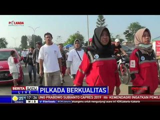 KPU Bogor Sosialisasikan Pilkada Melalui Jalan Sehat