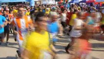 Global Run yarışlarında binlerce kişi ter döktü