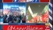Imran Khan arrives on stage at Minar-e-Pakistan Jalsa, will address shortly
