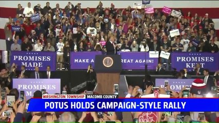Trump Skips White House Correspondents` Dinner, Holds Rally in Michigan Instead