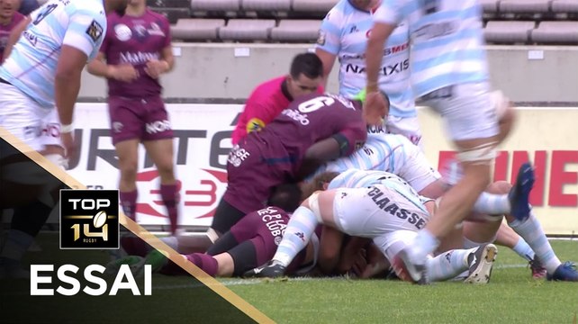 TOP 14 - Essai Jean-Baptiste DUBIÉ (UBB) - Bordeaux-Bègles - Racing 92 - J25 - Saison 2017/2018