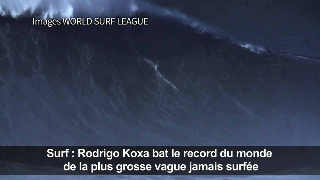 Surf: record de la plus grosse vague jamais surfée pour Koxa