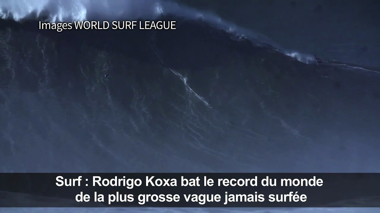 Surf: record de la plus grosse vague jamais surfée pour Koxa