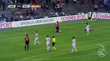 Aarau 0:1 Servette (Switzerland. Challenge League. 28 April 2018)