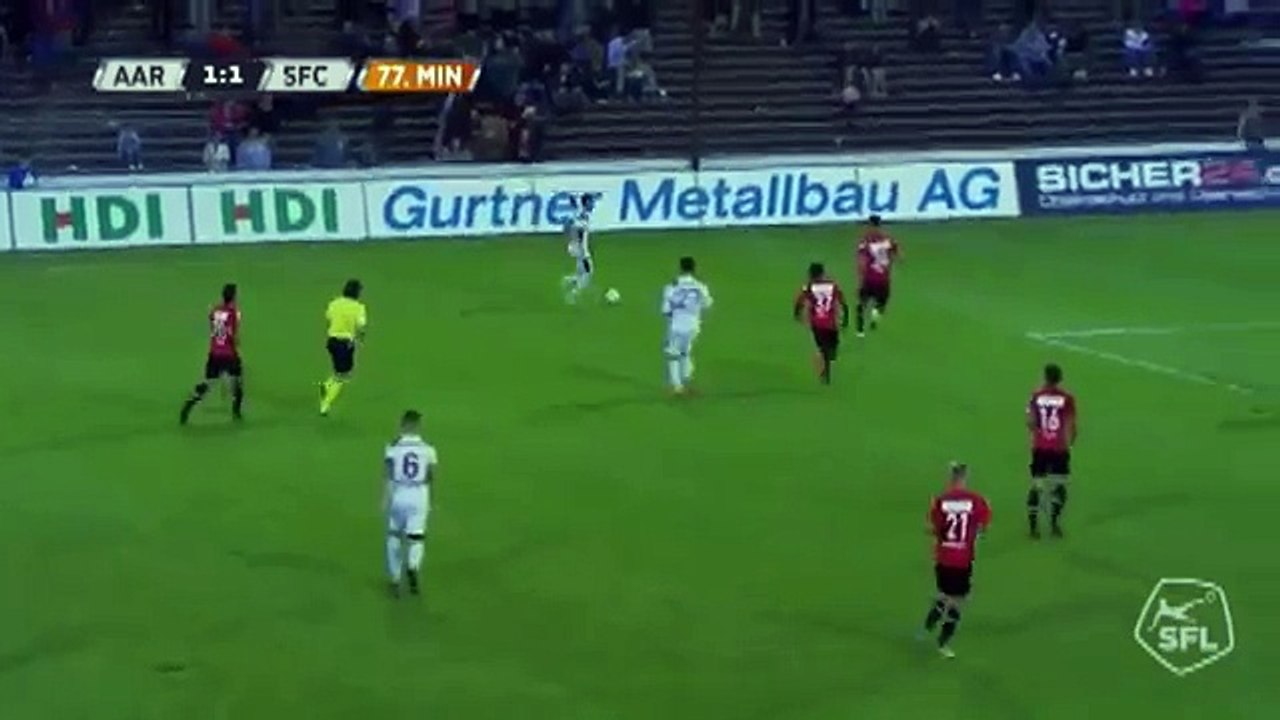 Aarau 1:2 Servette (Switzerland. Challenge League. 28 April 2018)