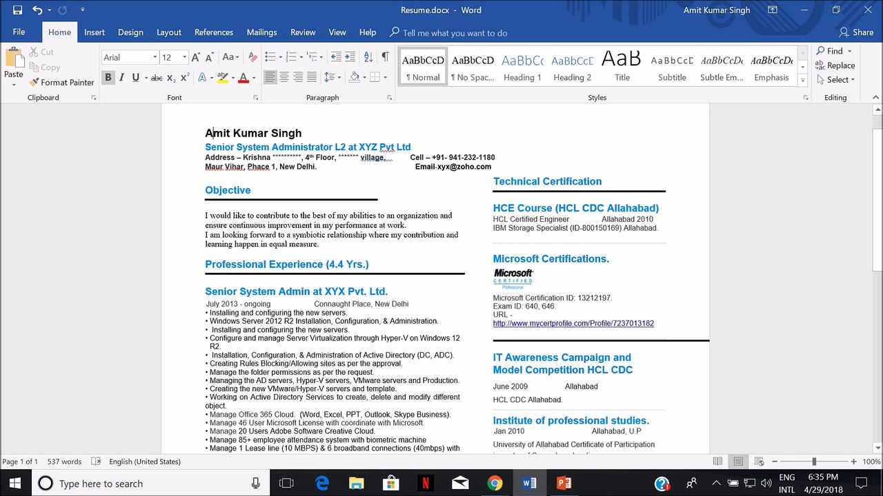Resume. How to Make Resume. Write Resume,  Make a CV. ||KINGCROF FIDELITY||