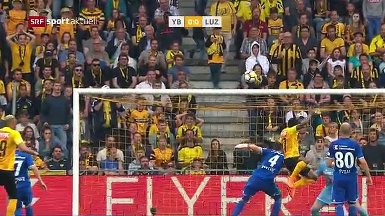 Young Boys 2:1 Luzern (Switzerland. Super League. 28 April 2018)