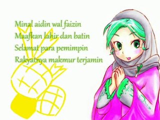 Hatsune Miku Selamat Idul Fitri Vocaloid Islami