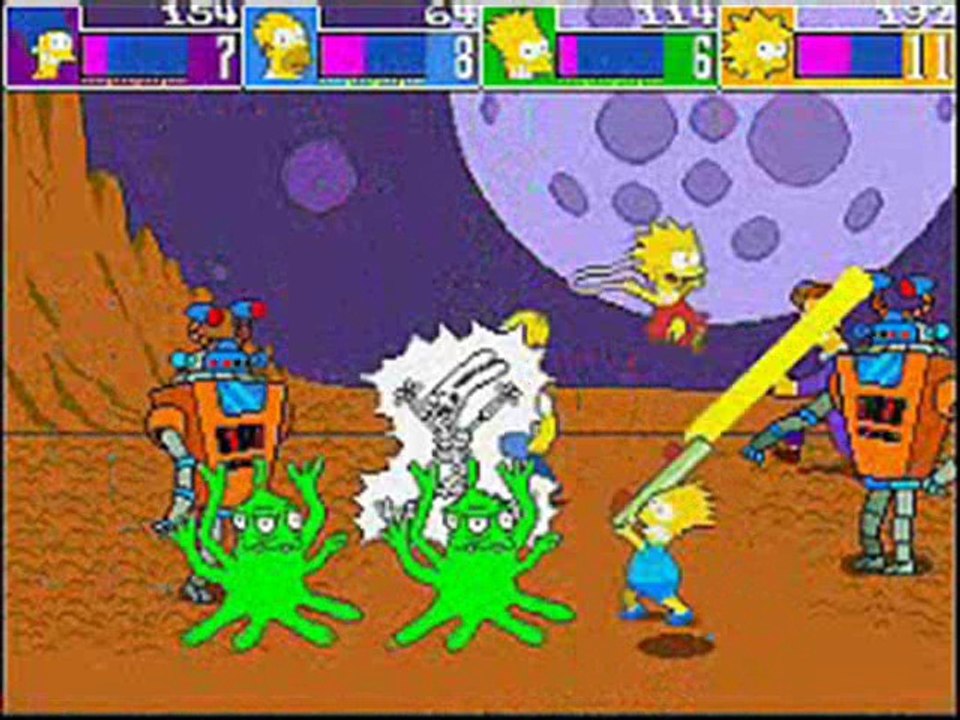 The Simpsons Arcade Game: Four Player Run 2 (Part 7 Of 8)