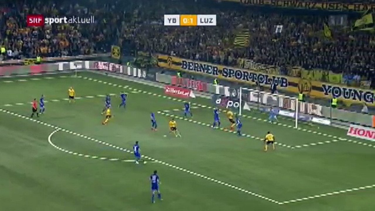 Young Boys 1:1 Luzern (Switzerland. Super League. 28 April 2018)