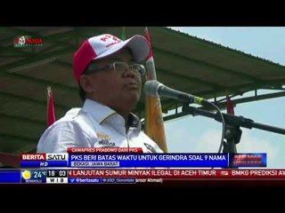 PKS Minta Kepastian Gerindra Terkait Cawapres Prabowo