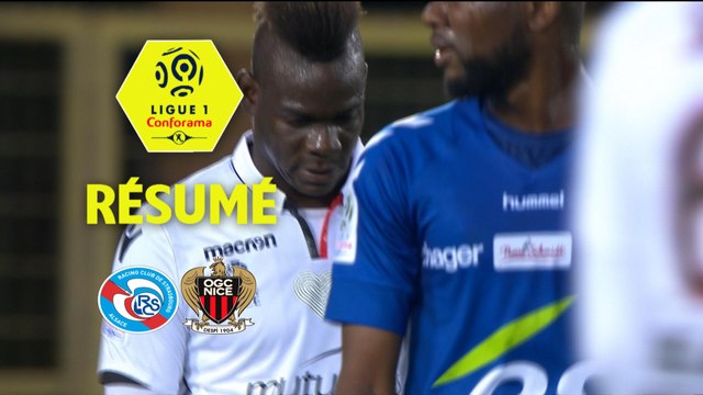 RC Strasbourg Alsace - OGC Nice (1-1) - Résumé - (RCSA-OGCN) / 2017-18