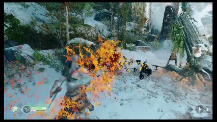 GOD OF WAR : O CAMINHO ATÉ A MONTANHA E PRIMEIRO ATAQUE RUNICO!