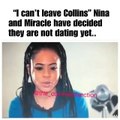 Nina hopes to go back to Collins while Miracle is taking his time.She is confused, What do you think guys?_#BBNaija #BBNaija2018#Naijaloaded