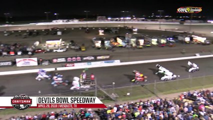 World of Outlaws Craftsman Sprint Cars Devils Bowl Speedway April 28, 2018 | HIGHLIGHTS