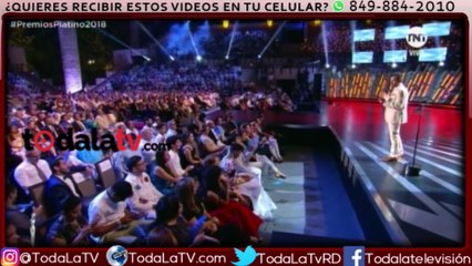 Eugenio Derbez  da inicio a  los Premios Platino  2018-TNT-video