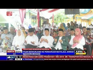Puan Maharani Apresiasi Kontribusi PB Mathlaul Anwar