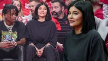 Kylie Jenner and Travis Scott attend basketball game after being mom-shamed for going to Coachella.