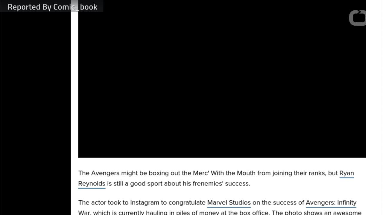 Ryan Reynolds Gets Deadpool "Rejection" From Avengers