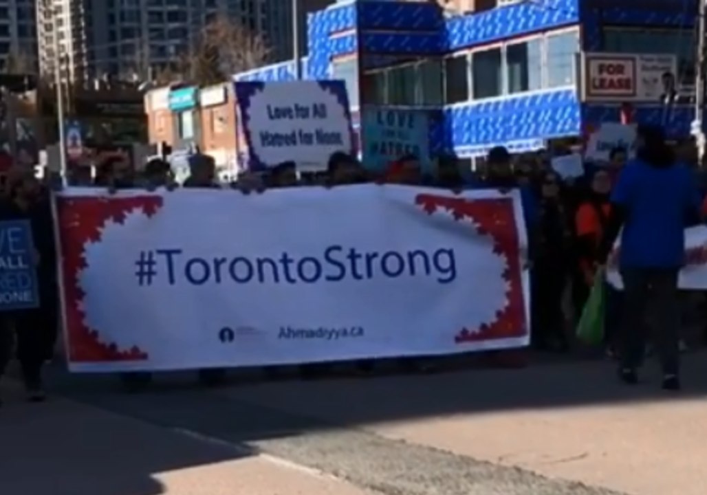 Toronto Marchers Honour Van Attack Victims