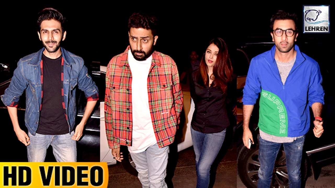 Bollywood Celebs At Bunty Walias Private Party Aishwarya Rai Ranbir Kapoor