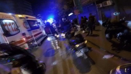 Taksici motosiklet sürücüsünü yaralayıp kaçtı
