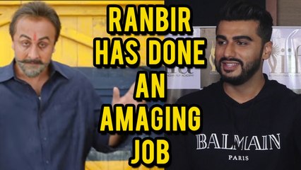 Descargar video: Arjun Kapoor EMOTIONAL, PRAISES Ranbir Kapoor In Sanju Teaser | Sanjay Dutt Biopic