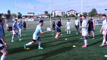 L'Hormadi en visite à l'Aviron Bayonnais
