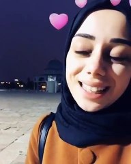 Büşra Nur Çalar Kudüs'ten Selam Yolluyor