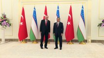 Cumhurbaşkanı Erdoğan, Özbekistan Cumhurbaşkanı Mirziyoyev ile görüştü - TAŞKENT