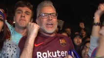 Barcelona sale a la calle para celebrar la Liga