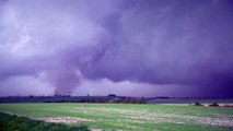 De nombreuses tornades ont frappé la Marne le 29 Avril 2018. Impressionnant