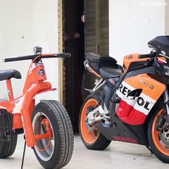 Il se fabrique un Fatbike incroyable... Juste fou