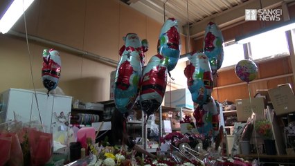 サンタ飛び出すフラワーギフト (2)