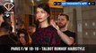 Talbot Runhof Braided Hairstyle Paris Fashion Week Fall/Winter 2018-19 | FashionTV | FTV