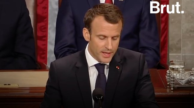 Emmanuel Macron face au congrès américain : Il n'y a pas de planète B