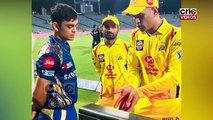 Watch MS Dhoni giving Wicket-Keeping Tips to young Ishan Kishan