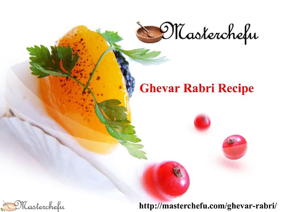 How To Make Ghevar Rabri Recipe