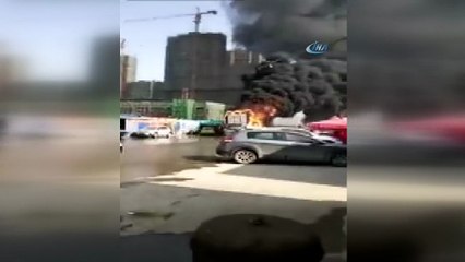 -  Seyir Halindeki Kamyon Alevler İçinde Kaldı