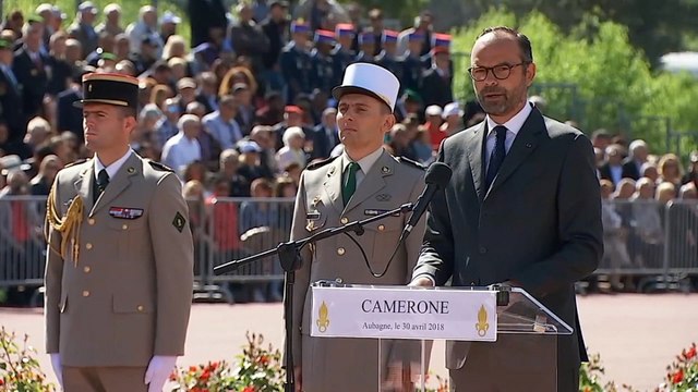 Édouard Philippe a présidé la cérémonie du 155ème anniversaire de la commémoration de la bataille de Camerone