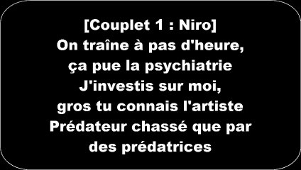 Niro - L'oseille (Paroles)