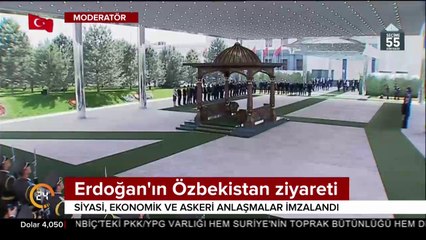 Erdoğan'ın Özbekistan ziyareti