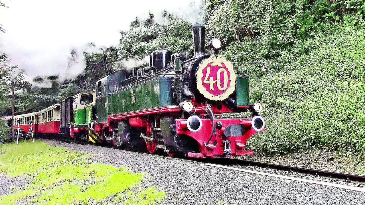 Die Dampflok 11 im Brohltal