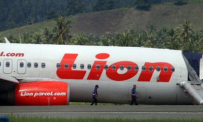 KNKT Selidiki Tergelincirnya Pesawat Lion Air di Gorontalo