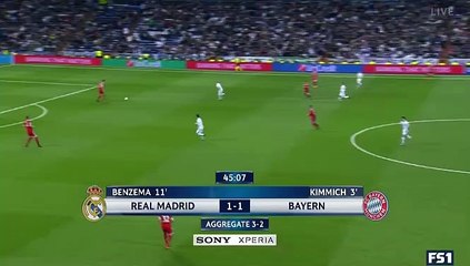 Real Madrid 2-1 Bayern Munich Karim Benzema Goal HD