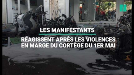 "Plus il y aura de la colère, plus il y aura de la violence" estiment les manifestants après les débordements du 1er mai