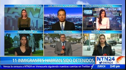 Departamento de Justicia de EE. UU. detuvo a 11 personas de la caravana de inmigrantes