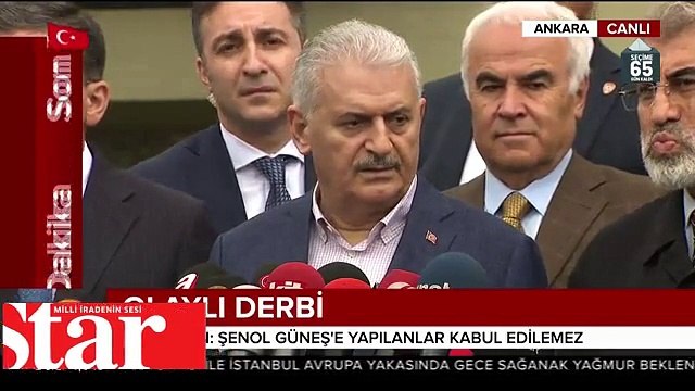 Başbakan Yıldırım´dan derbi açıklaması Sorumlular karşılığını görecek