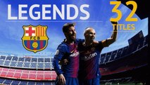 Messi and Iniesta - Barcelona legends
