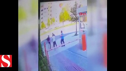 Güvenlik görevlisine öldüresiye dayak kamerada